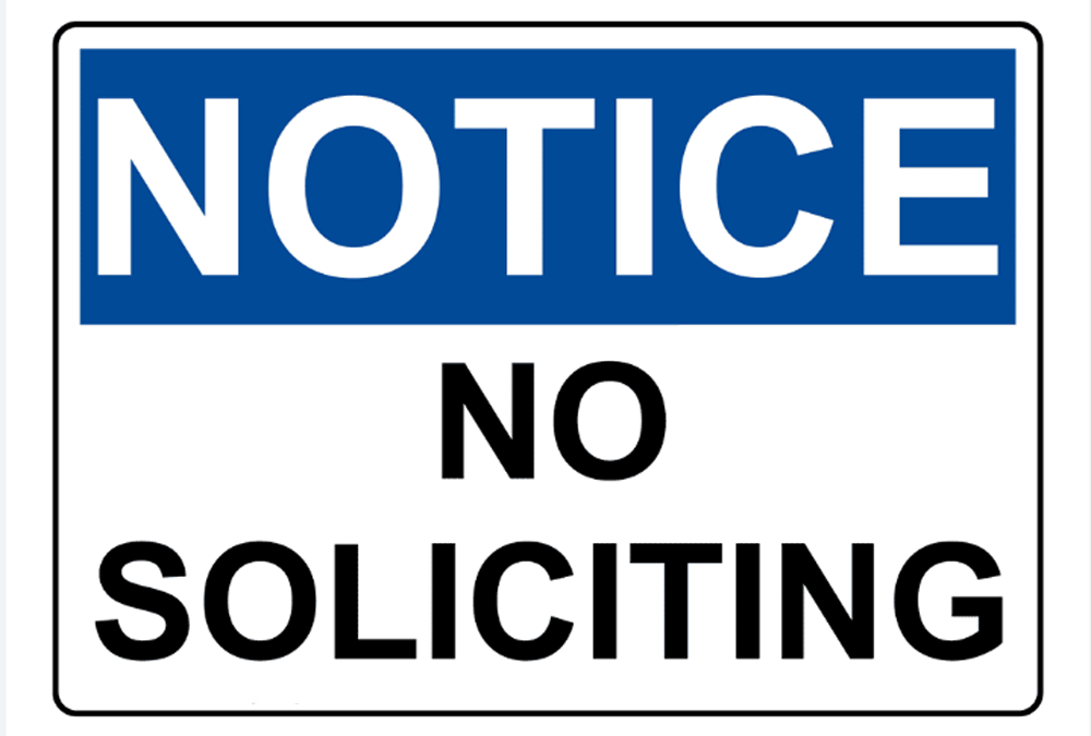 Keeping Solicitors Off Your Property Within The City Of San Marcos